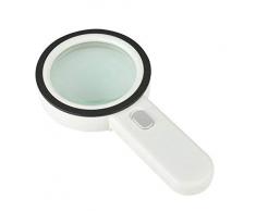 Neuf, haute qualité 30X mode poche 12 lumières LED haute grossissement loupe antique bijoux identification personnes âgées lecture livres la nuit utiliser plus commode clair diamètre 105 MM HD portabl