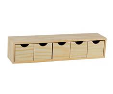 COMMODE MINI 5C .56 CM X 13 X 12" H