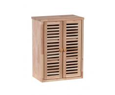 Armoire Pharmacie Mur Armoire de Toilette étagère Noyer Treillis de Bois Maison de Conception de la médecine Armoire Pharmacie