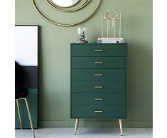 HXiaDyG Tiroirs De Commode Bois Commode avec 6 Tiroirs Tiroirs Commode Nuit Unité Support Placard Chambre Vêtements Bureau Cosmétique Coffre De Rangement Organisateur Convient À Toutes Les Pièces