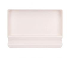 Organisateur de rangement de bureau en plastique, plateau de fourre-tout, plateau de voiturier, table de chevet ou commode organisateur plateau de bijoux empilable en plastique pleine taille(1)