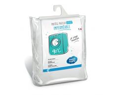 Sweetnight - Protège matelas 140x190/200 cm | Alèse Imperméable et Micro Respirante | Souple et Silencieux | Lavable à 90°C