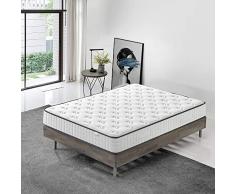 Matelas 140x190 | Mousse 21 cm et Mousse A Mémoire 1CM Matelas | Parfait Soutien Haute Resilience Ultra Respirante | Matelas réversible à deux faces entièrement utilisables (140_x_190_cm, 22)