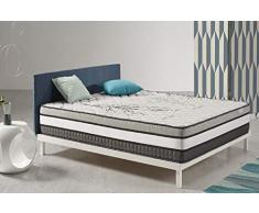 COSMOS | Stellar | Matelas 140x190 Cm | Mousse à Mémoire de Forme Haute Densité | 30 Cm | Ergonomique 7 Zones | Système Active Latex | Respirant et Réversible Été/Hiver| Adaptabilité Progressive