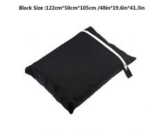 Aide-sommeil pour la couverture de cage de lapin pour animal de compagnie, Couvre-assiette universel pour housse de bahut en tissu Oxford Double Deckers 210D de 48Couvre-poussière de double couche