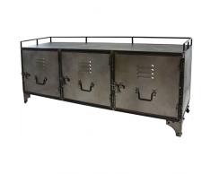 chemin_de_campagne Buffet Bahut Enfilade Meuble Tele TV Meuble Fer Metal Industriel