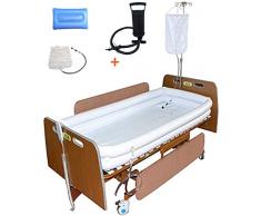 Système de baignoire de douche médical gonflable – Adulte au lit Aide à la baignade avec sac à eau pour personnes âgées handicapées