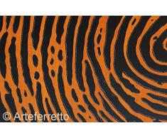 Arteferretto Meuble Buffet bahut Bas Longueur 200 cm Noir