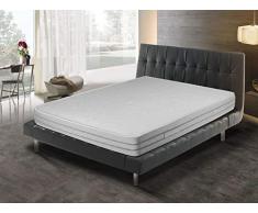 Baldiflex, Matelas 120x190 cm, Easy 2.0, Mousse à mémoire de Forme, Epaisseur 22 cm revêtement hypoallergénique Respirant