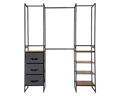 5Five Armoire Dressing modulable Extensible 180 cm
