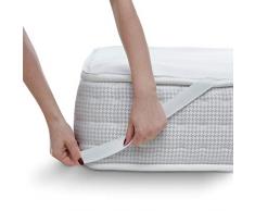 Alreya Protège Matelas Imperméable | 90x190 /200 cm | Housse Protection Lit Adulte et Enfant | Alèse Respirante 90x200 Anti-Acarien, Hypo-Allergénique