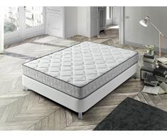 Matelas Bio-Pur 140X190 à mémoire de Forme | 18 cm Épaisseur | 2 cm de Mousse à mémoire de Forme de 65 kg/m3 | Foam AirSistem | Extrêmement Durable | Certification ISO 9001®