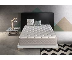 SIMPUR RELAX | Matelas Épaisseur 30 cm CRYSTAL ROYALTY ® | 160X200 cm | Bio Mousse á Memorie de Forme Haute densité + Rest foam soft ® | Extrêmement durable | Matelas confortable multi-couches