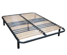ENSEMBLE MATELAS NATURIAL + SOMMIER MORPHOLOGIQUE 140 x 190 + 5 PIEDS