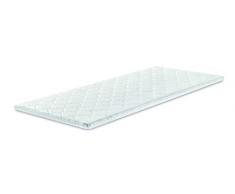 Traumnacht Surmatelas orthopédique avec un noyau de mousse de confort, Blanc, 90 x 190 cm
