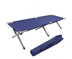 MultiWare XXL Lit de Camp Pliable - Lit dappoint Camping 190 x 64 x 46 cm - avec Sac de Rangement - Marine