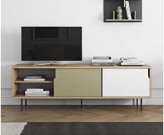 Grande enfilade design avec tiroirs DANN - 201cm