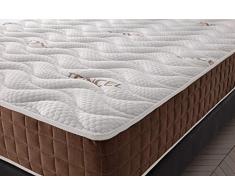 Living Sofa Matelas 160x200 cm Visco Ergo Anatomique - Épaisseur 19 cm - Double Face réversible - Mousse H.R - Système Triple Couche - 7 Zones de Confort - Indépendance de Couchage
