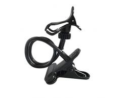 Rouku Support de téléphone Portable Paresseux Conception de Bras Polyvalent en polyuréthane Enduit Ultra Long Assemblage Facile Rotation Multi-Angle Chevet