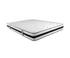 Memory Deluxe Matelas 180x200 Mémoire de forme - Hauteur 21 CM - Soutien Très Ferme
