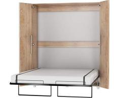 Moderne, Compact Lit Escamotable, Lit Rabattable, Lit Mural - TEDDY -