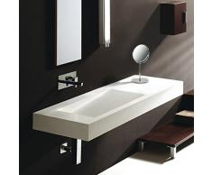 TATAY 4440100 Miroir Grossissant sur Pied Métal 18,5 x 15 x 34,2 cm