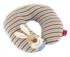 sigikid, Fille et Garçon, Coussin Repose Cou Lapin, Semmel Bunny, Marron/Bleu, 40834