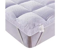 Bedecor Surmatelas,Couvre Matelas en Microfibre,Antidérapant,Convient également pour Les Lits Boxspring et Les Matelas à Eau-(160x190/200 cm)