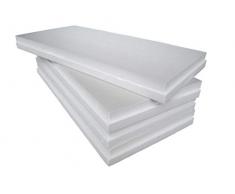 TENDAGGIMANIA Plaque de 100 x 200 cm en mousse de polyuréthane expansé pour rembourrage de coussins, canapés, bancs, matelas, densité 18, différentes épaisseurs Spessore 1 CM