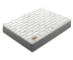 sensoreve - Matelas Galice Hybrid 140x190cm - Double Technologie : Ressorts ensachés + 2cm Mémoire de Forme - 25cm d’épaisseur - Confort Haut de Gamme sur Mesure
