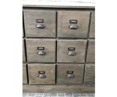 chemin_de_campagne Grand Meuble Enfilade Chiffonnier Semainier Commode à Tiroirs en Bois 170 cm