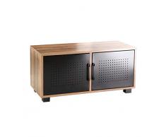 Casâme Buffet Bas métal Deux Portes Noires