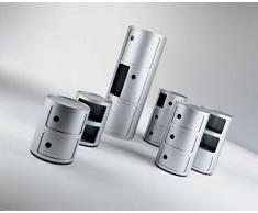 Kartell 4966/SI COMPONIBILE Table de chevet, gris