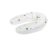 Coussin d'allaitement design 5 (étoiles grises) 190 cm