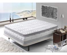 SIMPUR RELAX | Surmatelas Haut de Gamme Top Topper® 120X190 cm | Mousse à Mémoire de Forme haute densité à cellule ouverte | Épaisseur 5 cm avec Multi zones de confort | Ergonomique | Garantie 10 ans