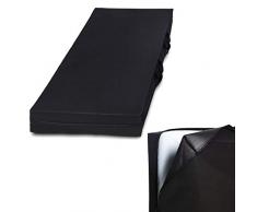 Lumaland Sac de Rangement pour Matelas Housse de Protection sous lit Range Matelas avec poignées et Fermeture éclair Noir 8 Tailles Disponibles - 80x200x25cm