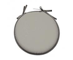 MCTISSUS - Coussin de chaise rond gris