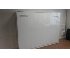 ELBM LIT ESCAMOTABLE Horizontal 120 X 200 Blanc Perle