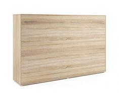 ELBM LIT ESCAMOTABLE Horizontal 140 X 200 Chene Sonoma