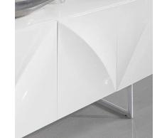 Enfilade Design Blanc laqué Effet 3D Manama