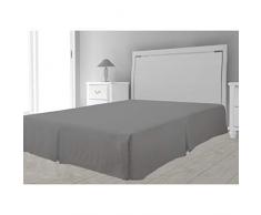 marque Soleil DOcre Cache sommier Microfibre 180x200 cm Gris