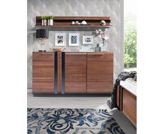 Marque Amazon - Alkove - Buffet Malvern en bois solide, 160 x 90 x 42 cm, Chêne Antic