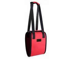 Fully Harnais de Soutien pour soulève-Chien avec poignée Aide à la rééducation des élingues et des Animaux Malades (XL, Rouge)