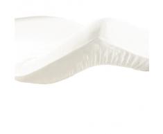 douceur dintÃ©rieur drap housse 2 personnes 140x190 cm lina blanche