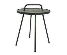 Haku Möbel 27911 Table dAppoint Noir/Vintage 0,1 x 0,1 x 65 cm