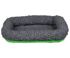 Trixie Lit Douillet pour Petits Animaux 30 × 22 cm gris/vert Cochon d'Inde