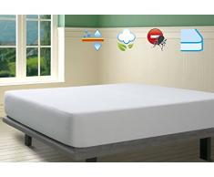 Savel – Protège-Matelas Imperméable et Respirante, Éponge Bouclette 100% Coton - 140x190/200cm