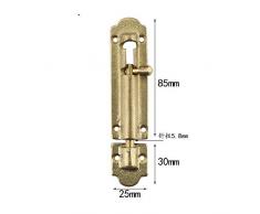 Huien Chinois Fenêtre Porte Boulon en Laiton Antique Armoire De Cuisine Boulon Loquet Boucle Cuivre Boulon pour Meubles Matériel
