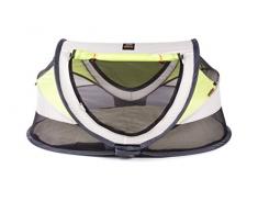Deryan PL CR-Green Travel Cot Lit de voyage peuter Luxe Citron vert, beige