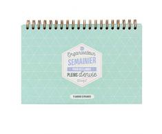 Mr Wonderful WOA09469FR Organisateur semainier, Multicolore, Taille Unique